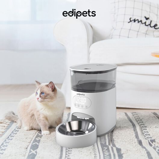 Edipets tolva automática blanca para perros y gatos, , large image number null