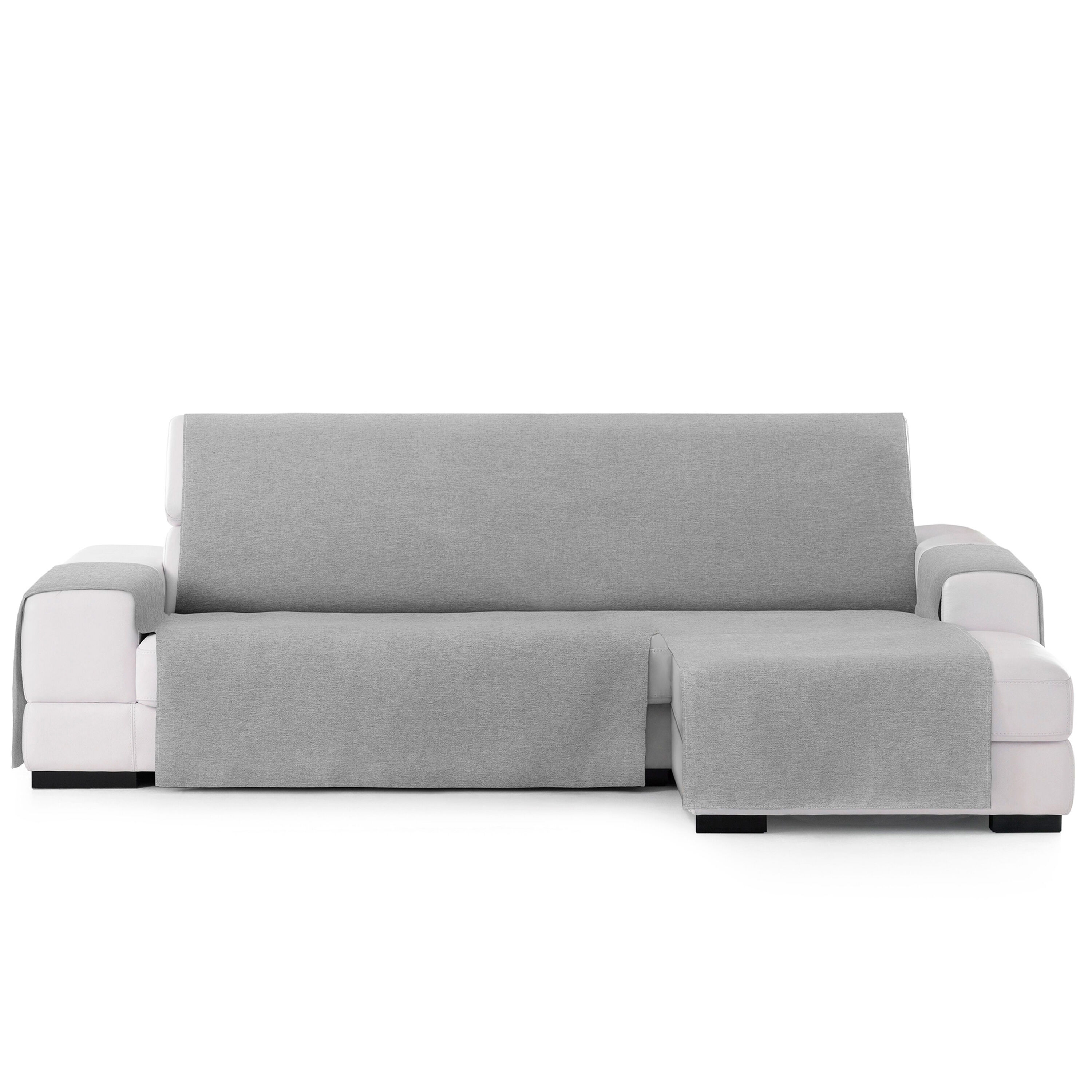 Vipalia Protector Cubre Sof&aacute; Chaise Derecho 240 Color Gris Modelo Brisa, , large Imagen numero 1