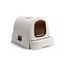 Caja cubierta de arena para gatos color Blanco, , large indicador imagen numero 1