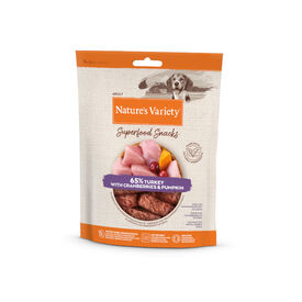 Nature's Variety Barritas Pavo snacks superfood para perros