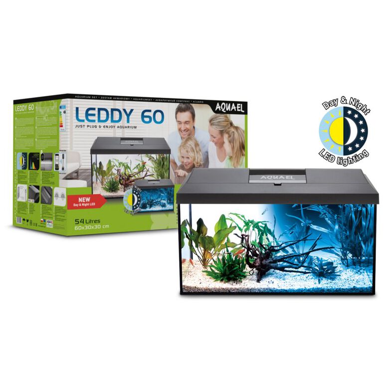 Aquael Leddy Set negro DyN para peces thumbnail