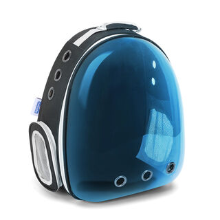 Nobleza Mochila Expansible Transparente para perros