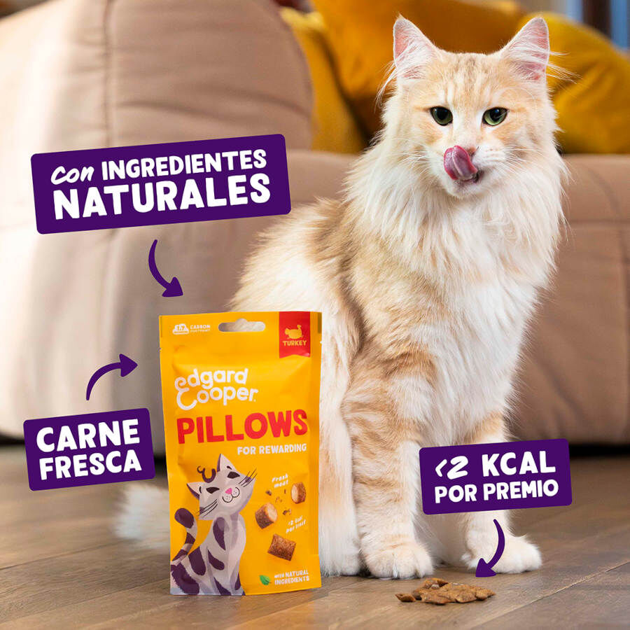 Edgard &amp; Cooper Bocaditos Pillows Pavo para gatos thumbnail