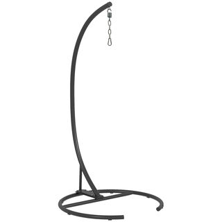 Outsunny Soporte Silla Colgante Negro 