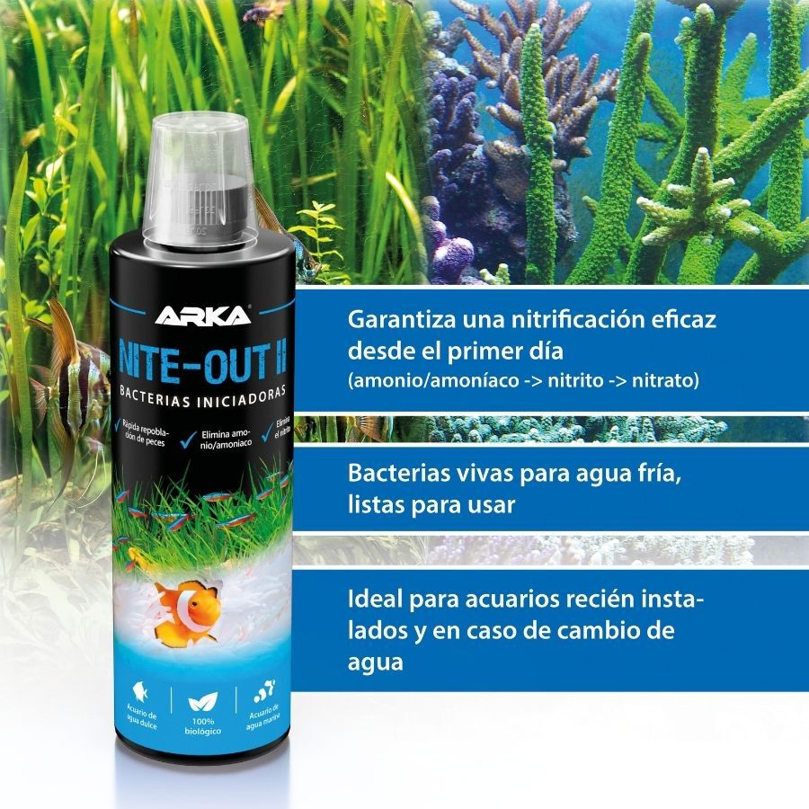 Arka Nite-Out II Eliminador de Amoniaco y Nitrito para acuarios, , large Imagen numero 2