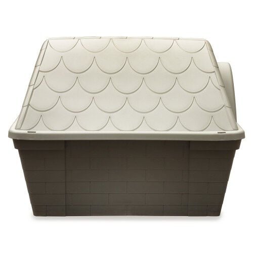 Arquivet ecoline caseta de plástico reciclado gris para perros thumbnail