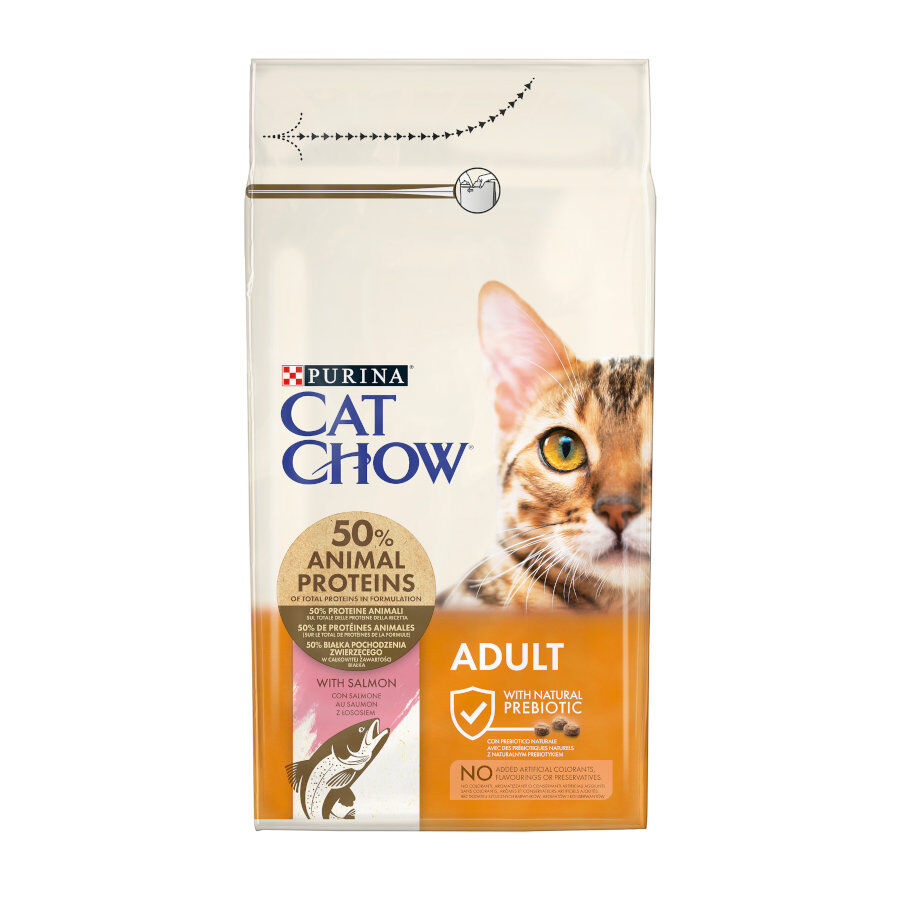 Cat Chow Adult Salmón Pienso para gatos