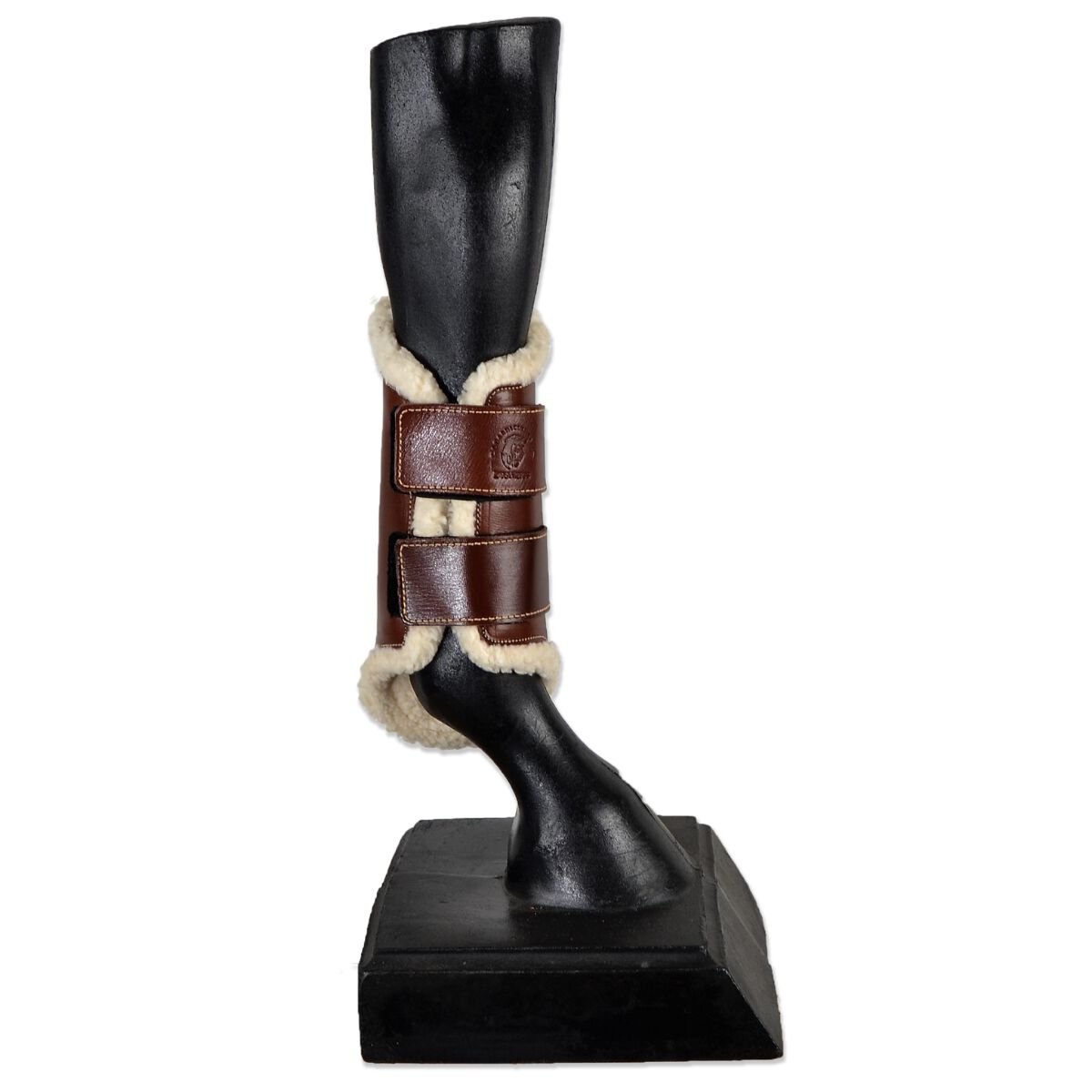 Guarnicioneria Los Nietos Protectores Borrego Color Coñac Equipamiento Para El Caballo thumbnail