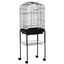PawHut jaula para pájaros con soporte color negro, , large indicador imagen numero 1
