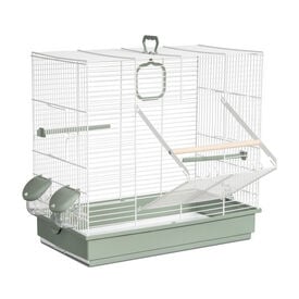 Voltreg&agrave; 613 Jaula Blanca con Columpio para p&aacute;jaros