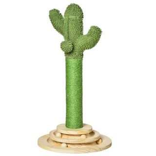 PawHut poste rascador cactus para gatos