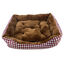 Elegante Cama para Perro y Gato. Diseño cuadros Rojos. 60 x 45cm, , large indicador imagen numero 2