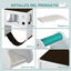 PawHut Estantes para Gatos de Pared de 3 Piezas Muebles de Pared para Gatos Centro de Actividades para Gatitos con Caseta Plataformas Hamaca Poste de Sisal y Cojines Suaves Blanco, , large indicador imagen numero 5