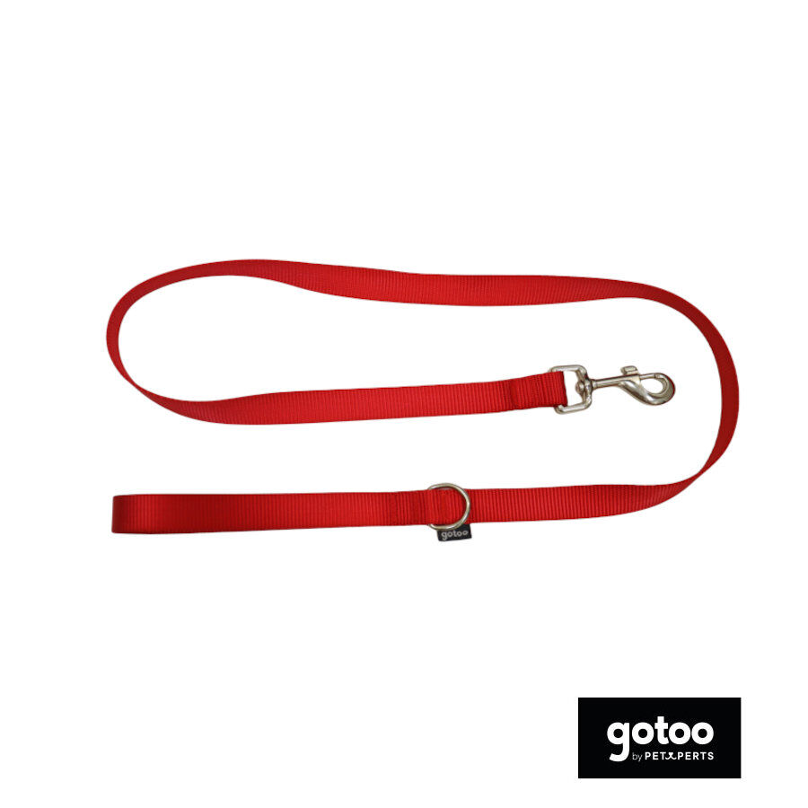 Gotoo Correa de nylon roja para perros, , large Imagen numero 2