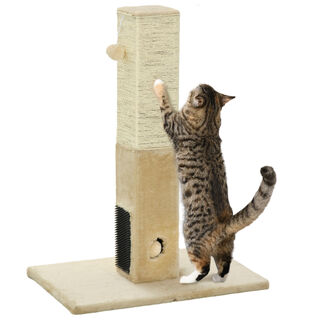 PawHut Rascador para Gatos Beige