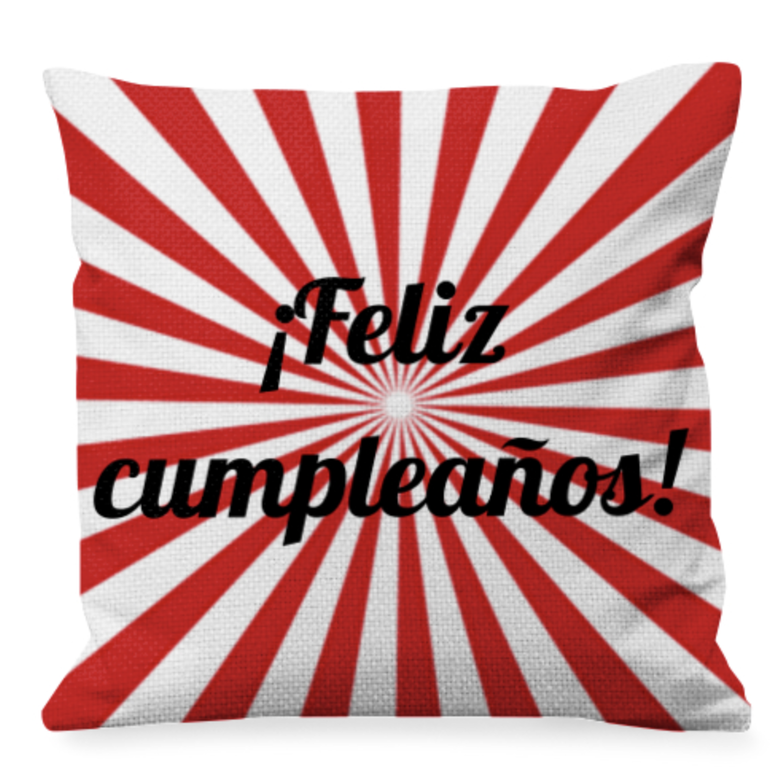 Cojin Personalizado rayas color Rojo, , large image number null