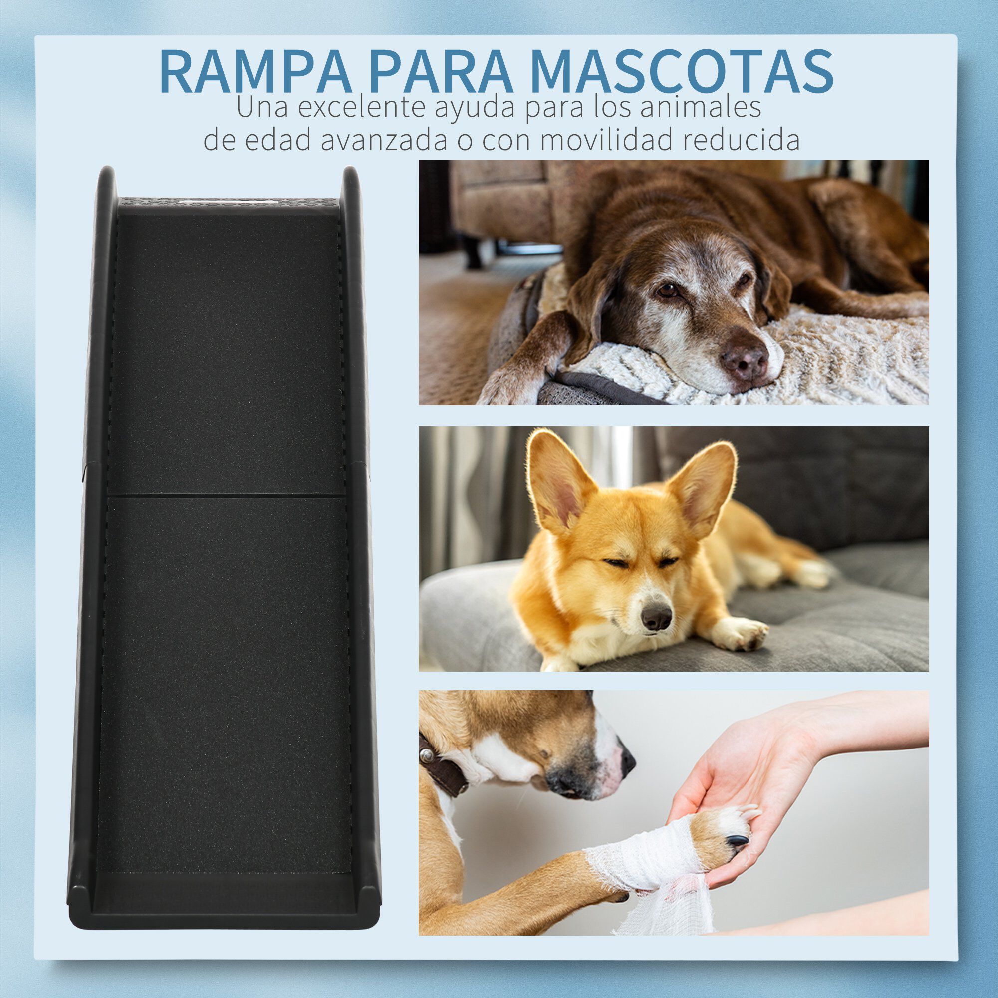 PawHut Rampa Plegable para mascotas thumbnail