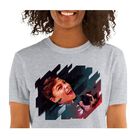Mascochula camiseta mujer electronic personalizada con tu mascota gris, , large image number null