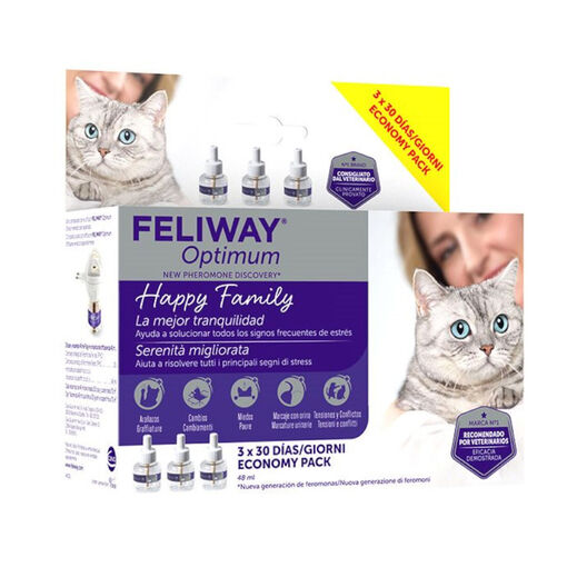 Feliway Optimum Difusor Tranquilizante para gatos, , large image number null