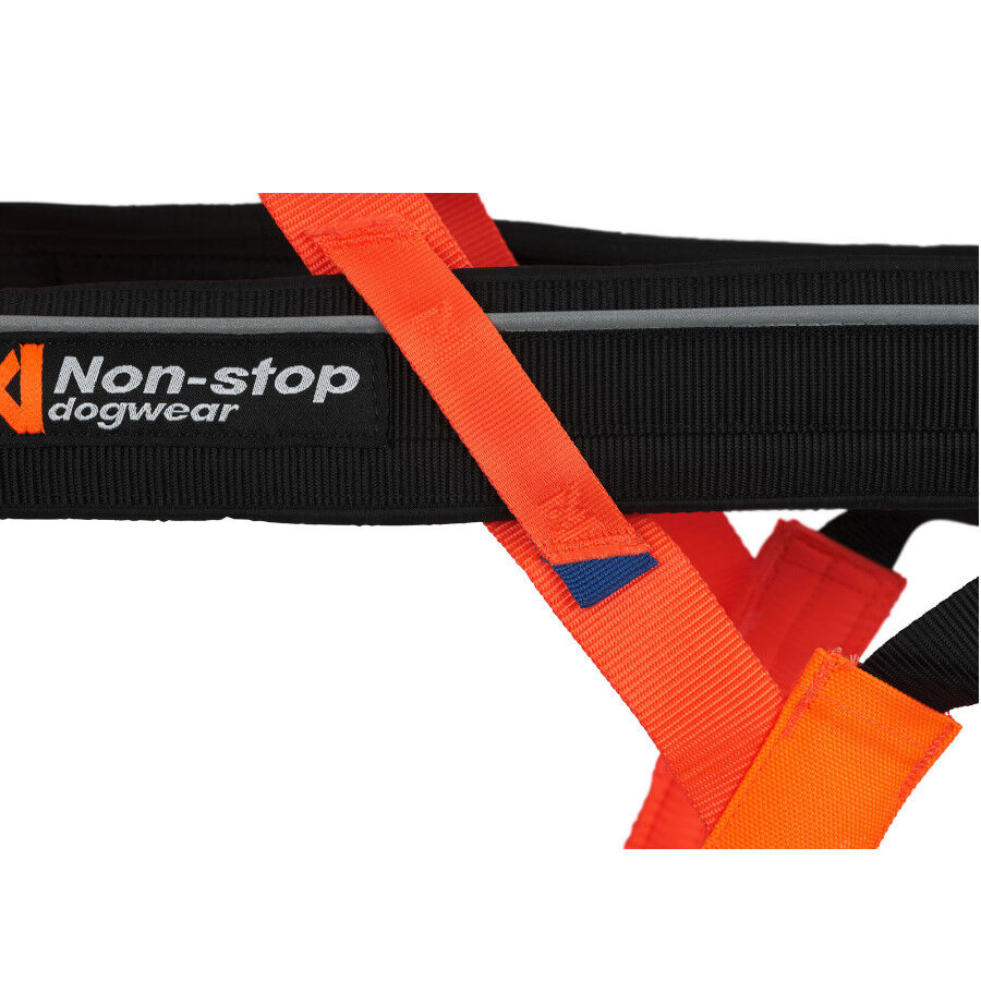 Non-stop dogwear Freemotion Arn&eacute;s Negro y Naranja para perros, , large Imagen numero 7