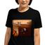 Mascochula camiseta mujer mola dalí personalizada con tu mascota negra, , large indicador imagen numero 1