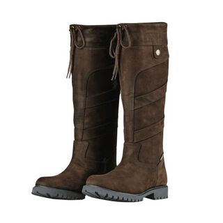Botas de piel modelo Kennet para adultos unisex color Chocolate