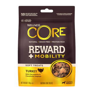 Wellness Core Bocaditos Reward + Mobility Pavo para perros adultos