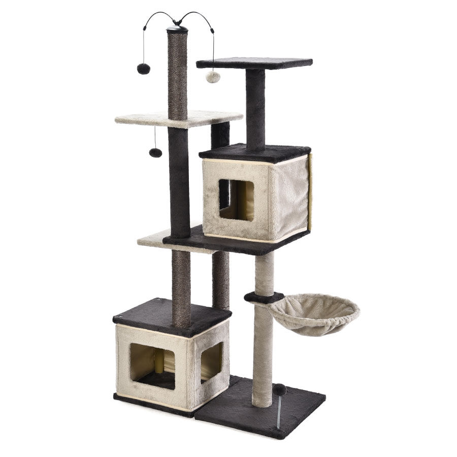 WUAPU RASCADOR GATO 3x1 MARRON 69x40x138, , large Imagen numero 5