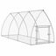 vidaXL Jaula para gallinas acero galvanizado plateado 600x105x120 cm, , large indicador imagen numero 13