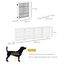 PawHut barrera de seguridad plegable para perros, , large indicador imagen numero 3