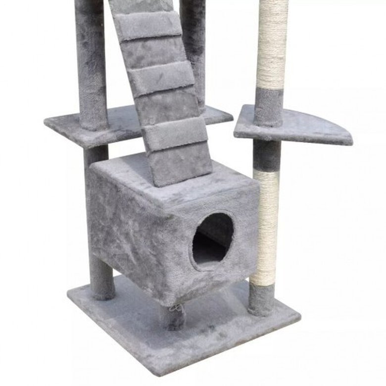 Rascador para gatos con condominios color Gris, , large image number null