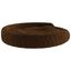 Vidaxl cama redonda acolchada marrón para perros, , large indicador imagen numero 8