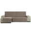 Vipalia Protector Funda Chaise Longue Lisa. Cubresofa Chenilla. Diseño Elite. Color Vison. Chaise Largo Izquierda, , large indicador imagen numero 4