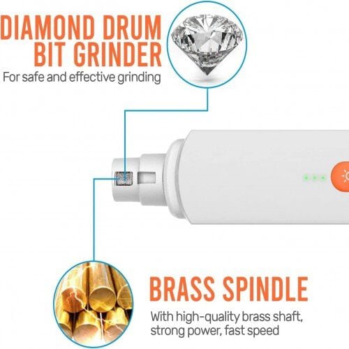 Edipets lima de uñas eléctrica blanca para perros thumbnail