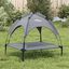 vidaXL Cama para perros con dosel antracita tela oxford y acero, , large indicador imagen numero 6
