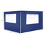 Outsunny 2 Paredes Parte Laterales para Carpa 3x2 Lado Parasol de Gazebo Tela Oxford con 2 Ventanas Medidas Apto para 3x3 3x6 Azul, , large indicador imagen numero 3