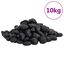 vidaXL Guijarros pulidos negros 25 kg 2-5 cm, , large indicador imagen numero 6