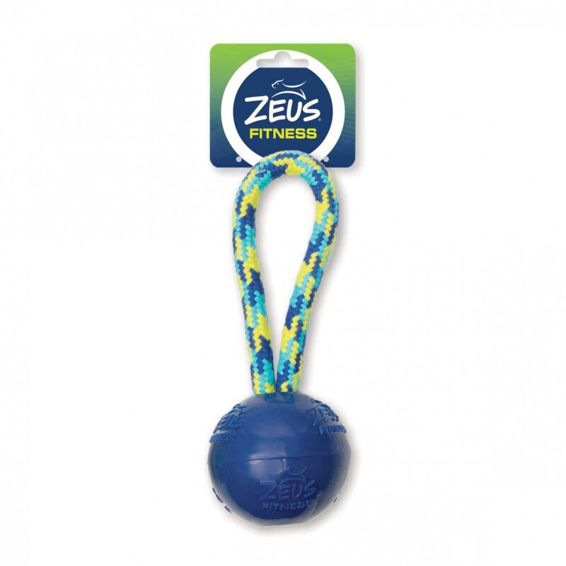 Juguete pelota de cord&oacute;n y TPR para perros Zeus Fitness Tug, 23 cm, , large Imagen numero 2