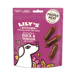 Lily's Kitchen Salchichas Mini Pato y Venado para perros
