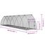 vidaXL Jaula para gallinas acero galvanizado plateado 600x105x120 cm, , large indicador imagen numero 22