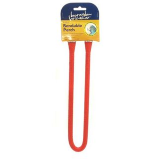 Percha flexible contra el aburrimiento para pájaros color Rojo