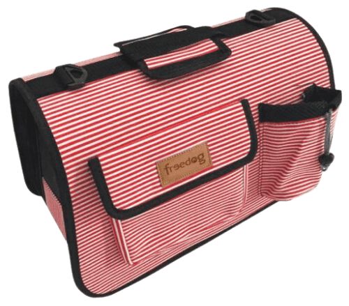 Freedog Bolsa de transporte IBIZA roja para perros y gatos thumbnail