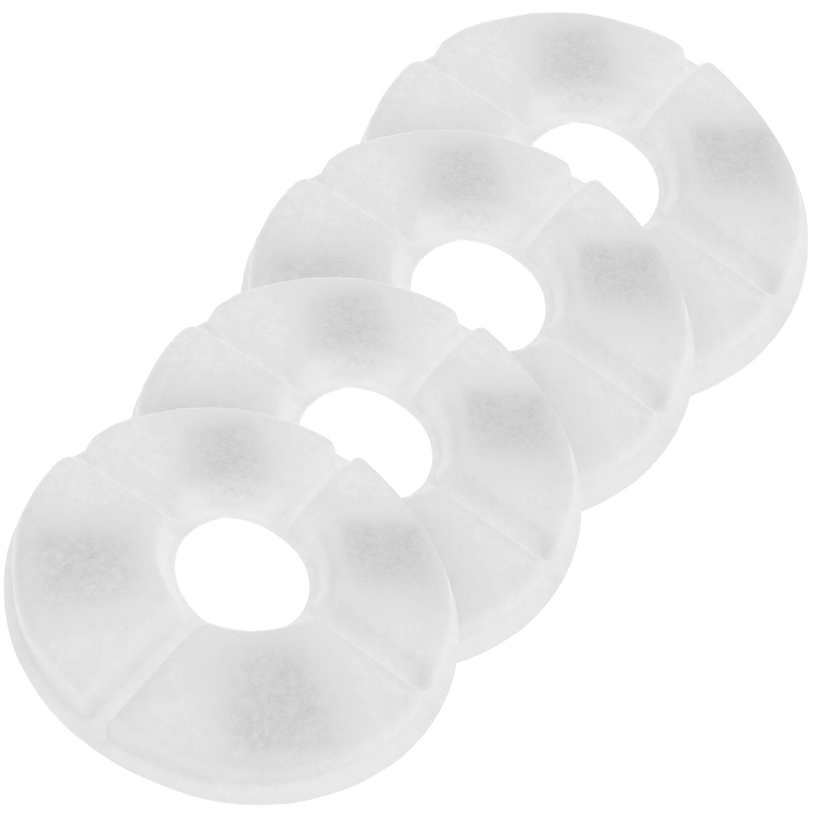 Filtro redondo de carb&oacute;n activo de recambio para fuente de agua de perros y gatos 4-pack, , large Imagen numero 1