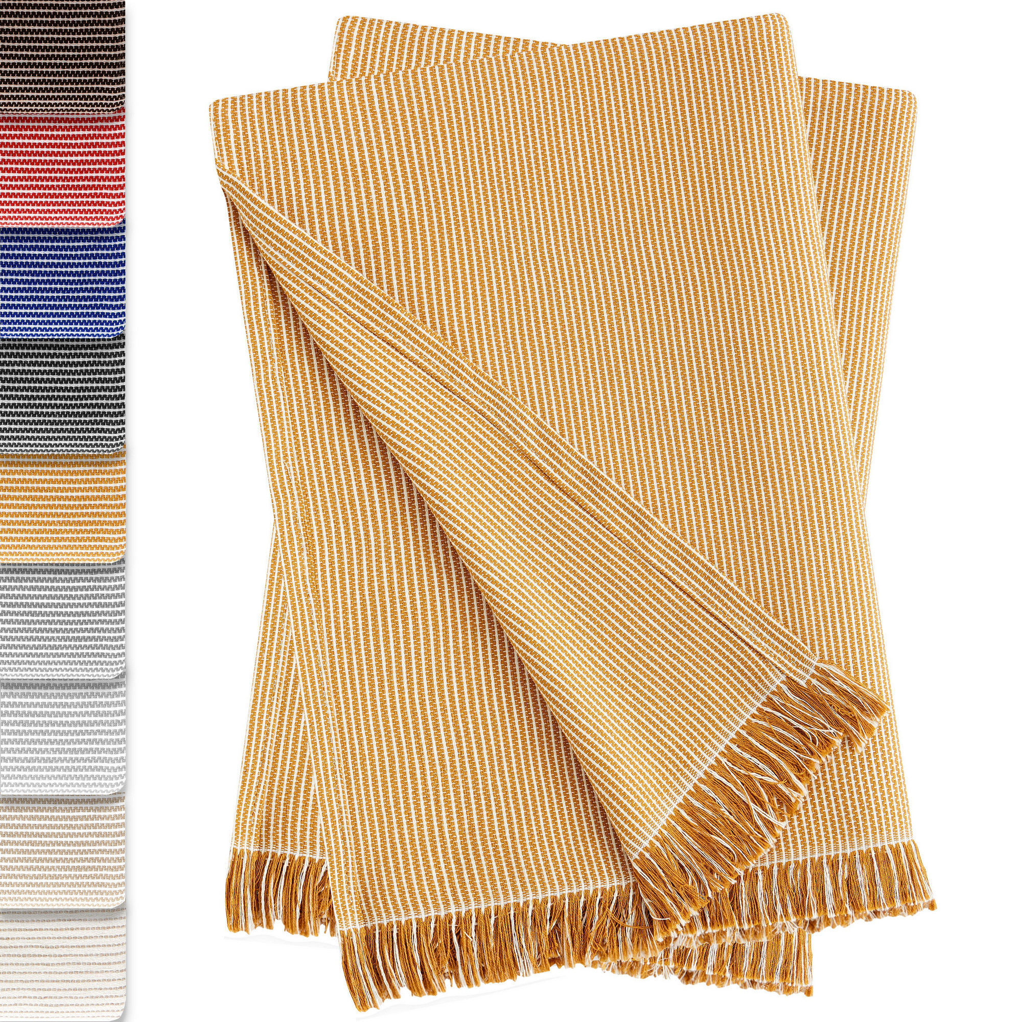 Pack de 2 Plaid Paul Colchas Multiusos 230 x 260 cm Caramelo, , large Imagen numero 6