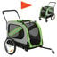 PawHut Remolque de Bicicleta Perro Verde, , large indicador imagen numero 1