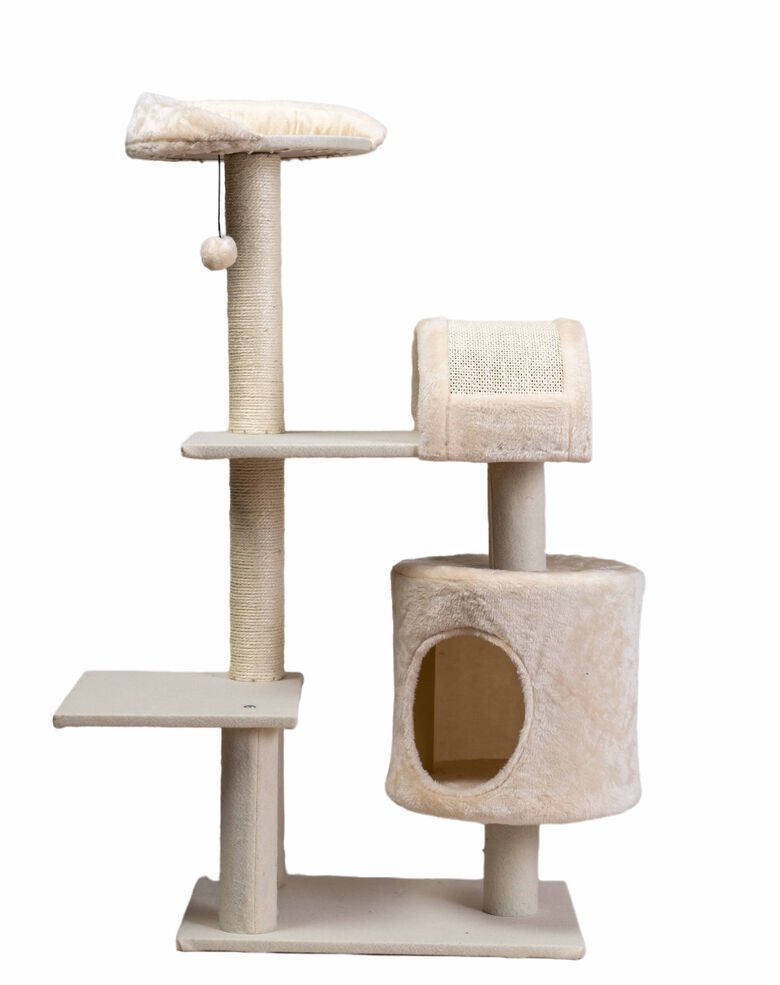 Wuapu Rascador Five Beige para gatos