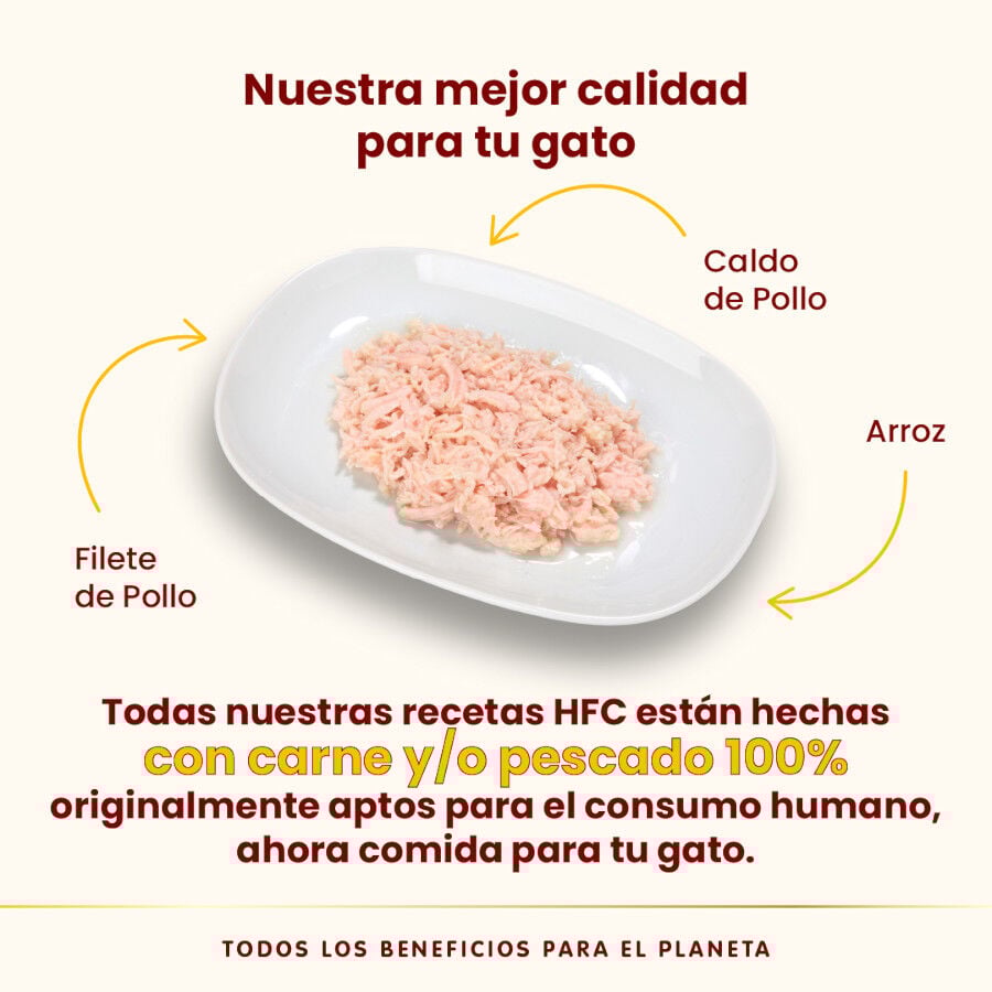 50 g Almo Nature HFC Sterilised Filete de Pollo sobre para gatos, , large Imagen numero 3