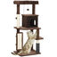 PawHut Árbol para Gatos Marrón, , large indicador imagen numero 1
