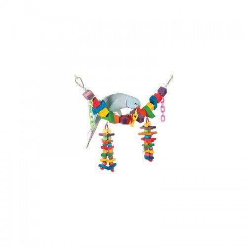 Juguete puente mediano para loros color Variado thumbnail