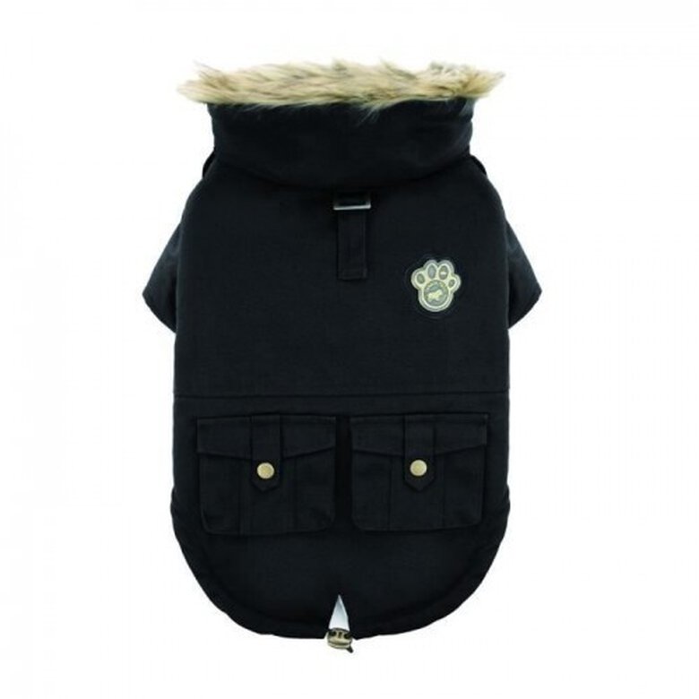 Abrigo Canada Pooch Army Parka para perros color Negro, , large image number null